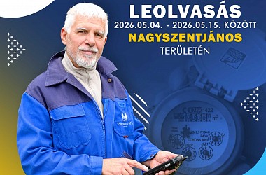Aknás lakossági vízmérő leolvasás Nagyszentjános területén